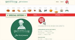 Desktop Screenshot of donatellos.ie